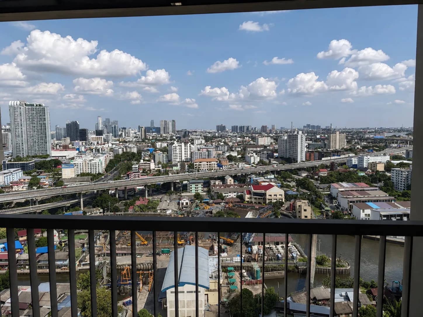 Bangkok city view from Life Sukhumvit 48