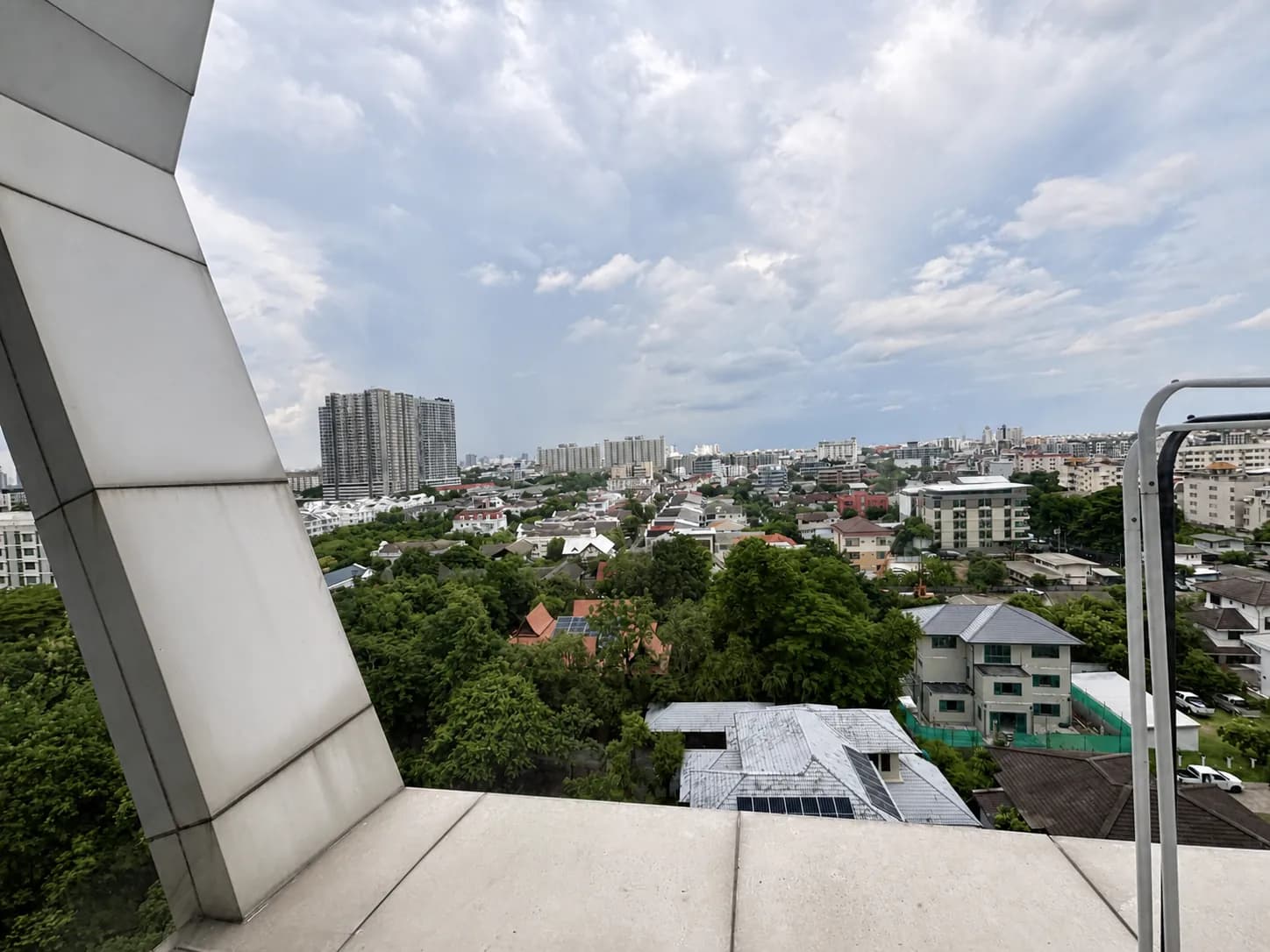 City view from the Ideo Verve Sukhumvit unit balcony