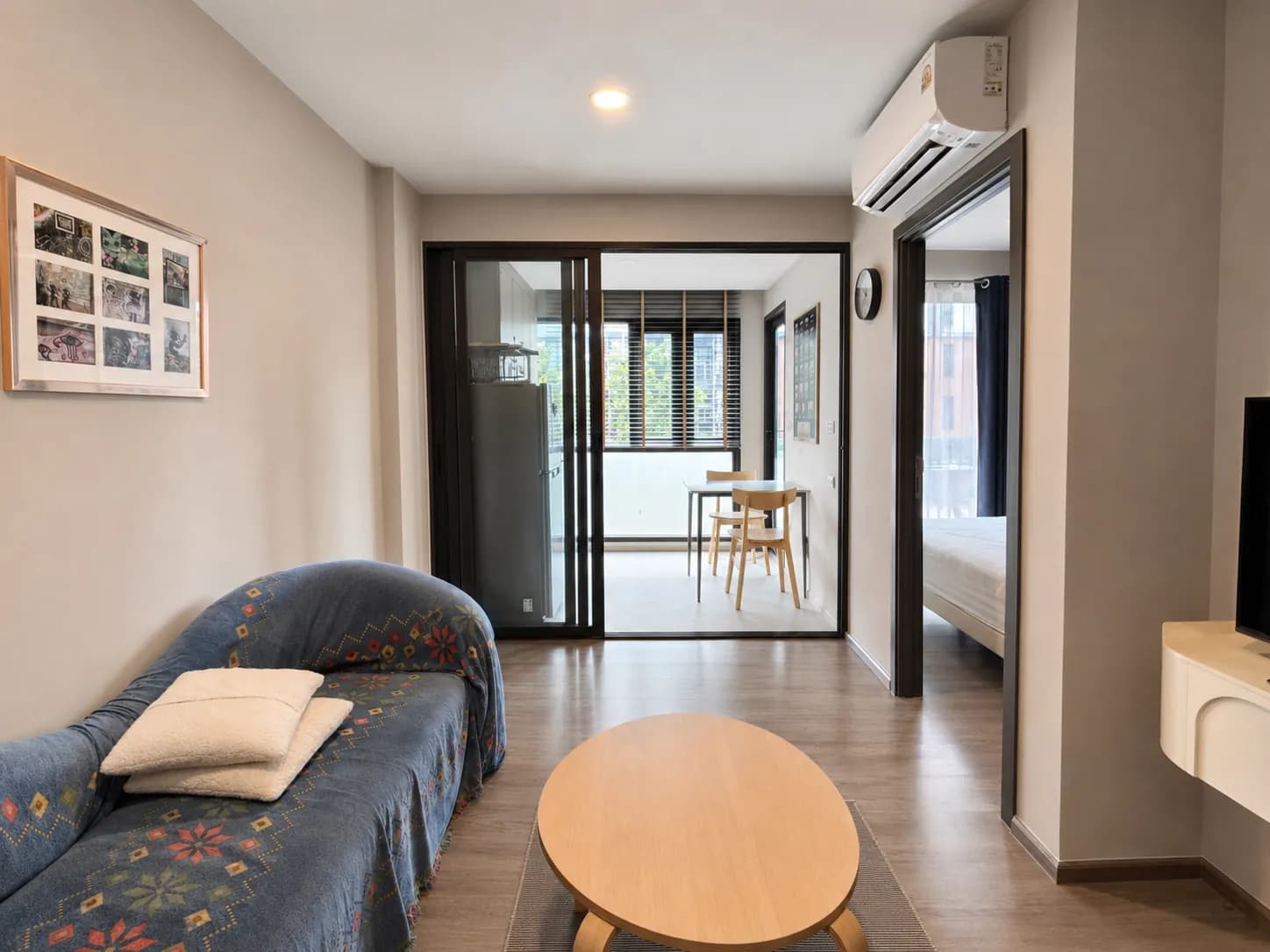 Compact living room in the Vivere unit